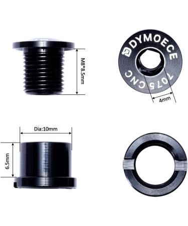 Dymoece 7075 Aluminum Double Chainring Bolts for Road MTB Bike - Black - Buy Online on GoSupps.com
