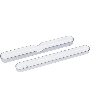 PARSA Beauty Toothbrush Case - Durable White Plastic Travel & Storage Box for Toothbrushes - Buy Online on GoSupps.com