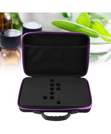 Essential Oil Carrier Bag - 60 Bottle Hard Shell Storage Box (5ml-15ml) - Shockproof & Stylish Purple - Buy Online on GoSupps.com