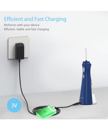 Charger for Waterpik Cordless Water Flosser 3V USB Replacement Cable for WP360 WP400 WP100 Series | 5FT Black - Buy Online on GoSupps.com