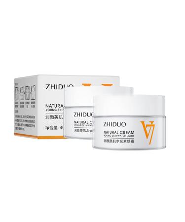 ATOPET 2PCS Moisturizing Tone-Up Cream  Zhiduo Natural Cream Young Skin Water Light  Korean Moisturizing Tone-Up Cream  Tone up Cream Korean  V7 Deep Hydration Cream
