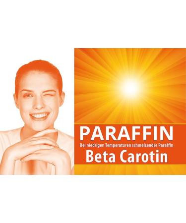 Kosmetex Paraffin Wax with Beta Carotene - 4x500ml | Lower Melting Point for Soothing Paraffin Bath Treatment | Ideal for Softening Skin & Moisturizing - Buy Online on GoSupps.com