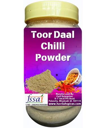Havilah Toor Dal Chilli powder 250 g Toor Dal Idli kandi podi Toor Podi Fibre Rich kandi Karam Podi Podis Pappula Mixed Dal Spice Powder - Buy Online on GoSupps.com