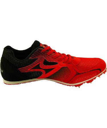 HHEALTH Track Spike Running Sprint Shoes - Breathable Lightweight Athletic Shoes for Boys, Girls, Men, and Women - Blue & Red - Size 6 Women/6 Men - Buy Online on GoSupps.com