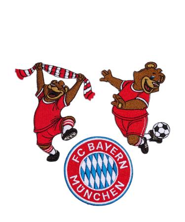 FC Bayern Munich patches | Patches | Set of 3 | Red