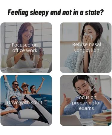 LAMUSELAND Essential Oil Nasal Inhaler, Pure and Organic Peppermint 6 Flavors Dual Nasal Stick Energy Bar for Sinus & Congestion Relief, Tension Stress Relief, Energy Boost (07) - Buy Online on GoSupps.com