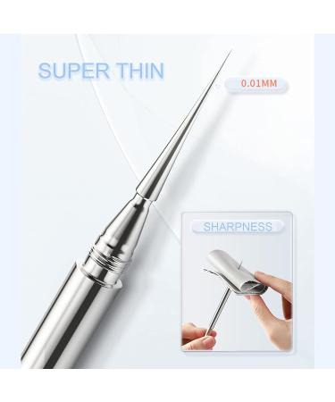 Professional Titanium Lancet Blackhead Remover Tool - Silver - Buy Online on GoSupps.com