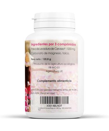 Organic Brewer's Yeast - 400mg - 200 Tablets - Buy Online on GoSupps.com