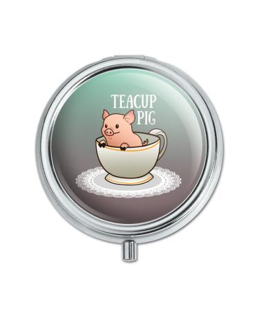 Teacup Pig Pill Case Trinket Gift Box