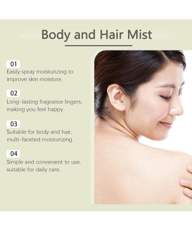 Vanilla Cream Puff Body Milk Mist Body/Hair Milk Mist Body Spray For Women Vanilla Perfume Long Lasting Moisturizing Ideal Gifts for Women 2PCS-B - Buy Online on GoSupps.com