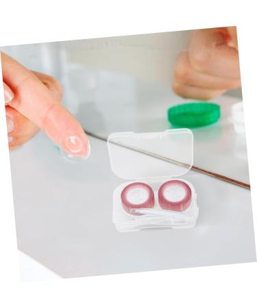 Partykindom 32 STK Contact Lens Container Set - Travel Bag Tweezers Solution Bottle & Case - Perfect Lens Care for International Shipping - Buy Online on GoSupps.com