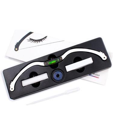 Eyebrow Ruler Eyebrow Sculpturing Ruler Eyebrow Guide Tool balance rule for precise eyebrow shapes Mappatu modeling template Silver - Buy Online on GoSupps.com