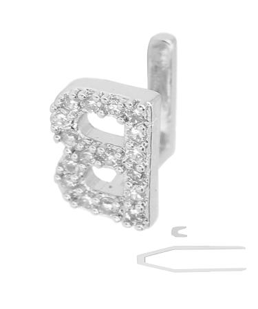 Shop Hip Hop Teeth - Single B Letter Shiny Dentures Accessories for Halloween | International Shipping Available - Buy Online on GoSupps.com