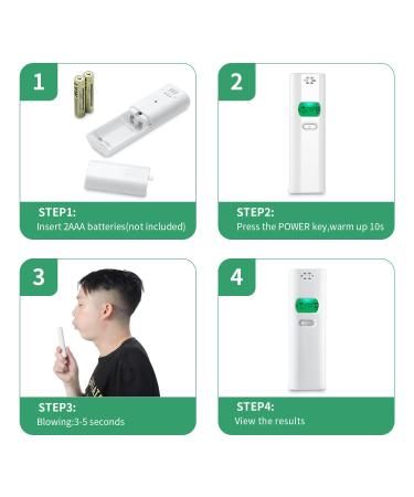 Bad Breath Tester Professional - Oral Odor Monitor Tool Portable Breath Smell Analyzer & Checker for Personal Cavity Testing - Buy Online on GoSupps.com