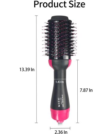 4 in 1 Hair Dryer Brush - Upgrade Your Styling with Negative Ion Technology & Anti-Frizz Ceramic - Perfect for Salon-Quality Results Worldwide - Buy Online on GoSupps.com