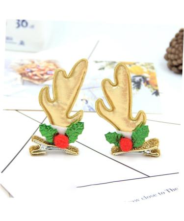 FRCOLOR Reindeer Antlers Hair Clips Pairs hair for women s for girls hair clips for girls hair clips Glitter Reindeer Hair Clips antler hair girls hair clips antler Deer Ears Hair Clips - Buy Online on GoSupps.com