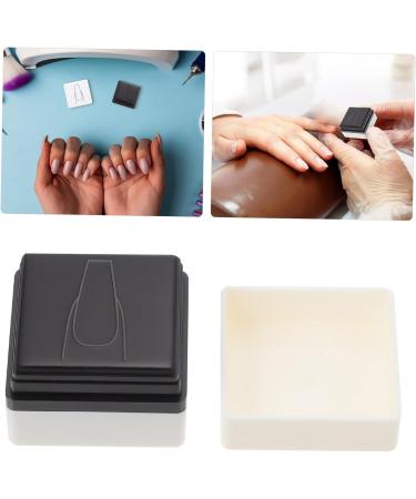 Healeved Nail Practice Stamp Stamping Manicure Tool Manicure Stamper Manicure Accessory Nail Art Practice Tool Painting Practicing Stamper Nail Art Salon Practice Supply White Mold Plastic 3.6x3.6cm White - Buy Online on GoSupps.com