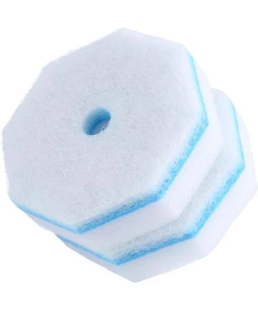 Ycagrain 50 Count Upgraded Toilet Brush Wand White Sponge Toilet Cleaning Wand Head Compatible Wand Refills - Buy Online on GoSupps.com