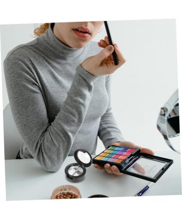 FOMIYES 30 Pcs Eye Shadow Box Eyeshadow Empty Cosmetics Case Plastic Highlighter Case Shell Pack Travel mediumx5pcs Blackx5pcs - Buy Online on GoSupps.com