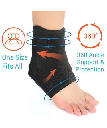 AKSO MEDICOS Breathable Ankle Brace for Men & Women - Adjustable Support for Achilles Sprain Recovery - Buy Online on GoSupps.com