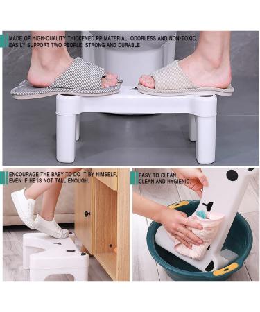 Squatting Toilet Stool 7'' for Adults - Modern Fashion Kitten Style, Anti-Slip Design - Buy Online on GoSupps.com