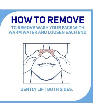 Breathe Right Nasal Strips Clear for Sensitive Skin Large - 30 Strips x 2 Pack - Buy Online on GoSupps.com