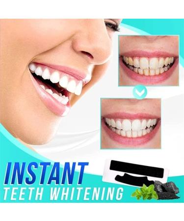 Smile Stains-Gone Strips Teeth Whitening Strips Activated Charcoal Dental Adhesive for Teeth - Buy Online on GoSupps.com