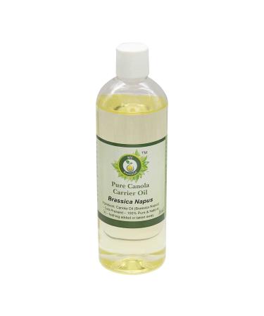 R V Essential Huile de canola Pur Carrier 100ml (3.38oz) - Brassica Napus (100% Pur et naturelle press e froid) Canola Carrier Oil 100 ml (Pack of 1)