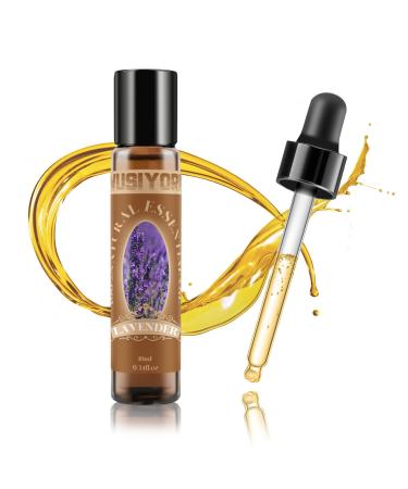 Lavender Essential Oil 10ML - 100% Pure and Natural Therapeutic Grade Oils for Aromatherapy Diffuser - 0.34 Fl Oz/Lavender Lavender 0.34 Fl Oz (Pack of 1)