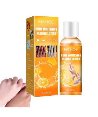 Body Lotion - Lotion exfoliante blanchissante pour le corps - Exfoliation en profondeur claircissement de la peau et hydratation intense - Pour tout le corps - 100ml