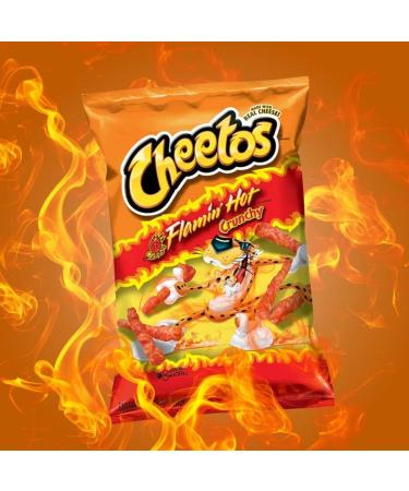 American Cheetos Flamin Hot Crunchy 8oz - 226g - (Pack of 1) - Original American - Party Snack - Extreme Hot Challenge - BIG PACK - BY BLISSIFY - Buy Online on GoSupps.com