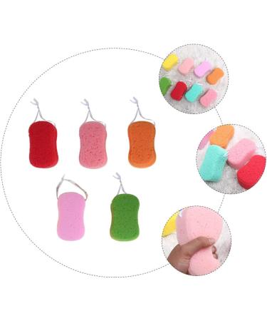 5Pcs Bathing Sponge Set - Body Cleaning & Massage Loofah for Shower - Skin Care Essentials - Buy Online on GoSupps.com