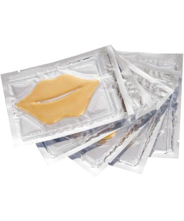 10 Pairs Collagen Eye Mask and 10 Pcs Collagen Lip Mask Anti Aging Eye and Lip Mask Collagen Crystal Mask Set (Gold) - Buy Online on GoSupps.com