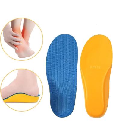 Kids Orthotic Inserts | PU Cushioning Arch Support Insoles for Flat Feet & Plantar Fasciitis - Shock Absorption & Breathable - Sizes 9-10.5 Women / 8-9 Men - Buy Online on GoSupps.com