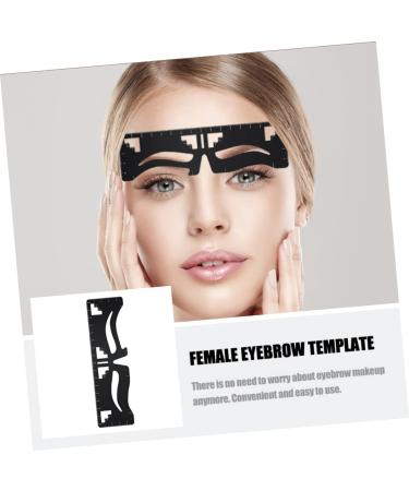 FOMIYES Eyebrow Marker Eyebrow Shaping Tool Convenient Multifunctional Eyebrow Shaper Female Eyebrow Template Eyebrow Drawing Ruler for Females Stainless Steel Eyebrow Ruler - Buy Online on GoSupps.com
