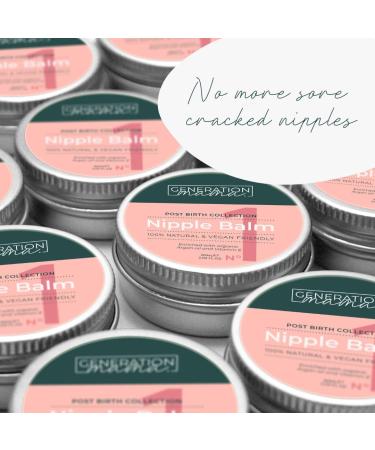 Generation Mama Vegan Nipple Cream for Breast-Feeding - Organic & Natural Breastfeeding Balm with Vitamin E - Soothes Sore Cracked Nipples - Lanolin & Beeswax Free - Buy Online on GoSupps.com