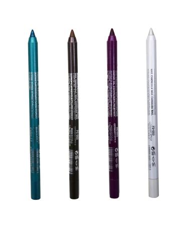 Eyeliner Pencil 4Pcs Eyeshadow Pencil 4 Colors Smudge-proof Pearl Long Lasting Glitter Eyeliner 8.5g Waterproof Makeup Eyeliner Eyeshadow Pencil Style 3