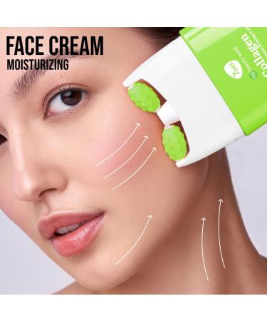  7Days 7Days Korean Skincare Ceramic Face Cream with Hyaluronic Acid Vitamin E and Complex Oils with Moisturizing and Anti-Wrinkle Effect for Men and Women with 3D Massage Roller 40ml - Buy Online on GoSupps.com