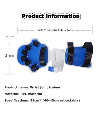 Finger Wrist Brace Training Rehabilitation Equipment Finger Orthotics Fingerboard Full Angle Training for Wrist Fracture Postoperative Stiffness Post-operative Stiffness Pain Relief - Buy Online on GoSupps.com