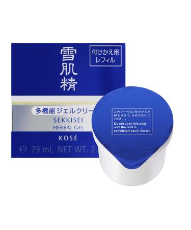 SEKKISEI Herbal Gel REFILL Pod Multi-Purpose 6-in-1 Benefits Hydrating Gel Moisturizer & Mask 2.8 Ounce