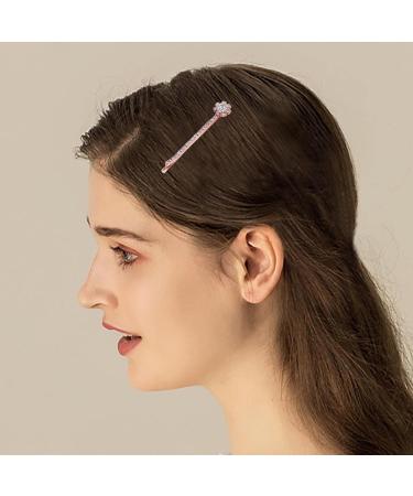 Wendalern Hair Barrettes for Women Bling Crystal Duckbill Clip Non-Slip Hair Clip for Thick Thin Hair Sparkly Gemstone Wedding Bridal Hair Hairpin Accessories for Styling Sectioning White - Buy Online on GoSupps.com