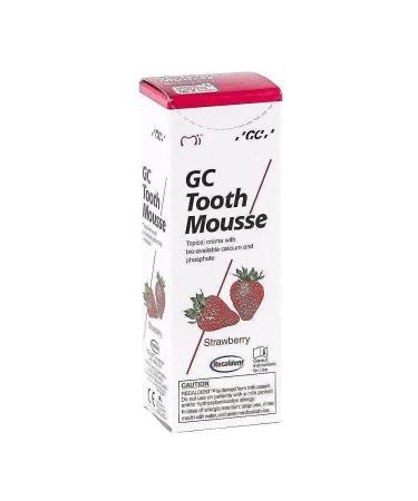 GC Tooth Mousse Tooth Protection Cream Strawberry Pack of 1 (1 x 40 g) 40 g (Pack of 1)