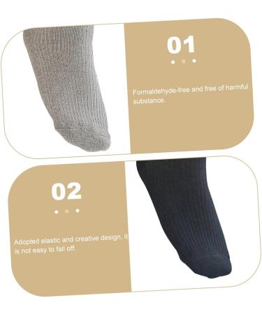 HEALLILY 5 Pairs Diabetic Care Socks for Men and Women - Non Skid Cotton Crew Extra Wide Sports Socks - Buy Online on GoSupps.com