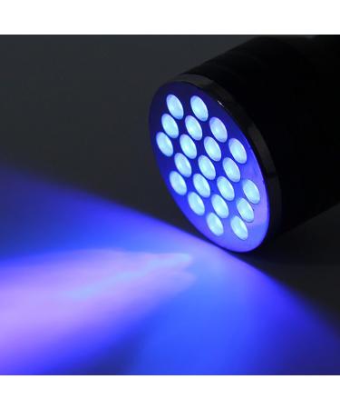 modaao UV Flashlight Black Light 395nm 21 LED UV-Ultraviolet Blacklights Handheld Torch Light for Dogs Pet Stains Bed Bugs Scorpions - Buy Online on GoSupps.com