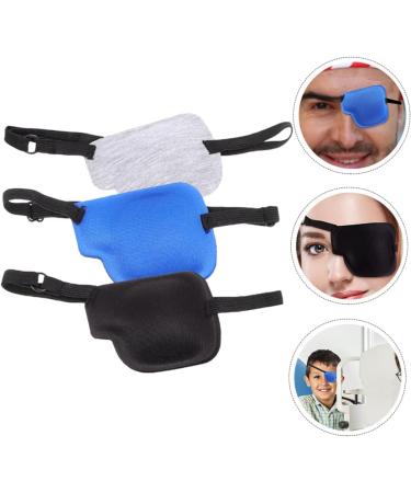 KOMBIUDA 6 Pcs Single Eye Mask Eyepatch for Adults Eyeglasses Pad Lazy Eye Cover Adult Goggles Polyester - Buy Online on GoSupps.com