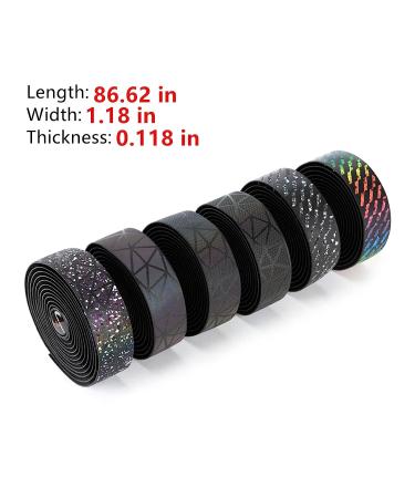 Reflective Gradient EVA+PU Road Bike Handlebar Tape - Racing & Fixed Gear - Buy Online on GoSupps.com