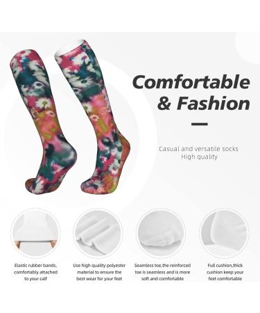 Buy Tie-Dye Compression Socks for Men & Women | 15-20 mmHg Support for Running & Cycling - Buy Online on GoSupps.com