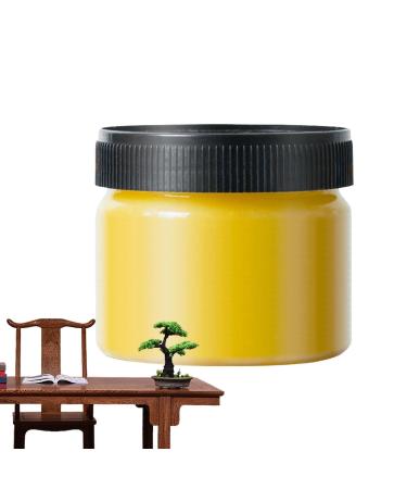 Wood Seasoning Beeswax Wood Wax for Furniture Repair Beeswax Wood Furniture Cleaner and Polish for Furniture Floor Tables Cabinets Liangyan
