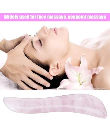 Sha Scraping Massage Tool - Rose Quartz Wing-Shape Sha Board for Spa & Metabolism Boost - Buy Online on GoSupps.com