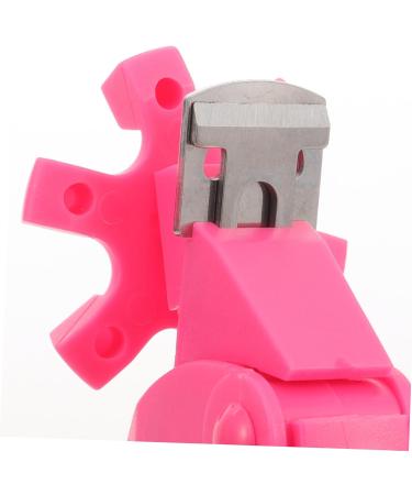 Healeved Fake Nails Scissors Trimmer Nail Clippers Nail Tips Nail Art Tool Stainless Steel Nail Clipper Fingernail Manicure Tool Nail Art Clipper Nail Flakes Plastic Lengthen Pink - Buy Online on GoSupps.com